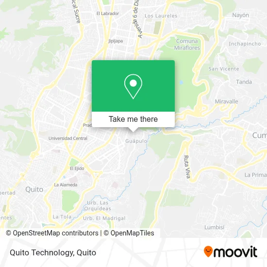 Quito Technology map