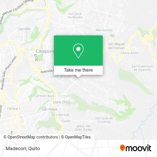 Madecorr map