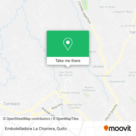 Embotelladora La Chorrera map