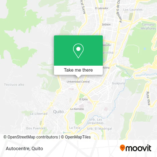 Autocentre map