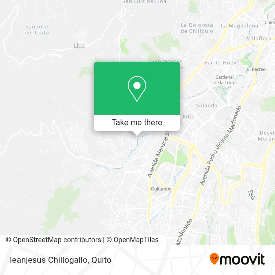 Ieanjesus Chillogallo map