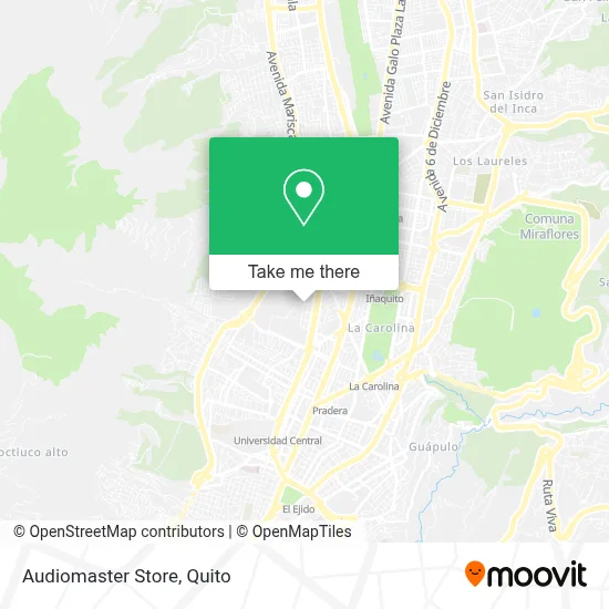 Audiomaster Store map