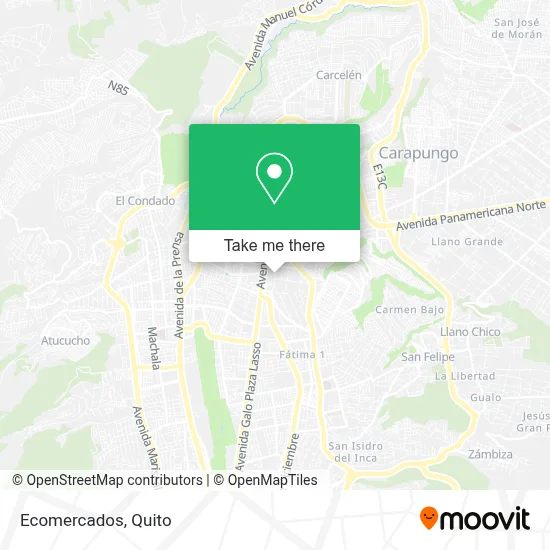 Ecomercados map