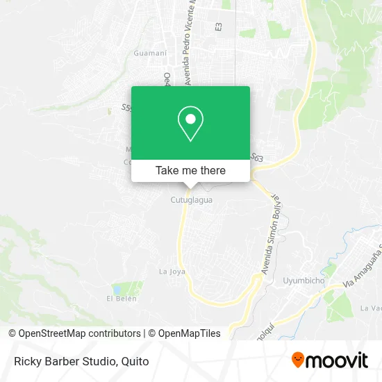 Ricky Barber Studio map
