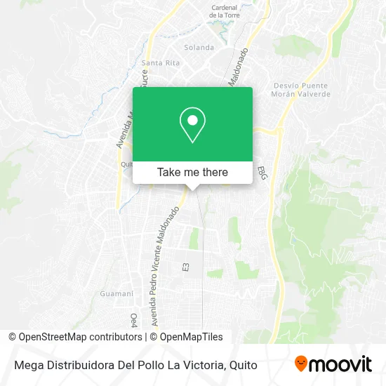 Mega Distribuidora Del Pollo La Victoria map