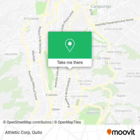 Athletic Corp map