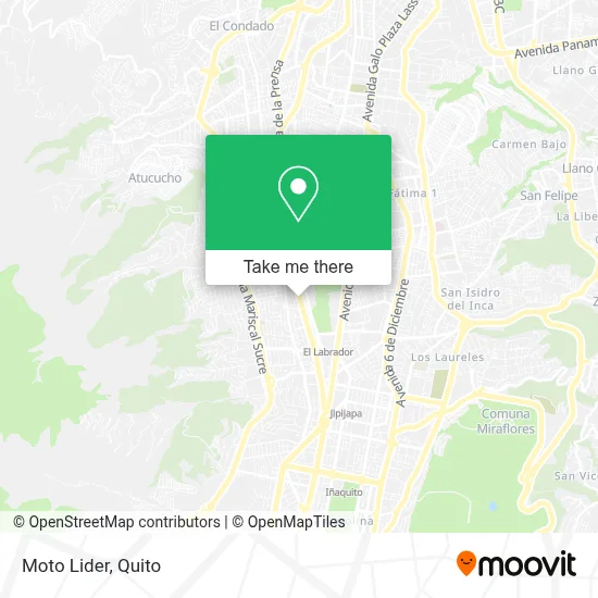 Moto Lider map