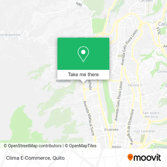 Clima E-Commerce map