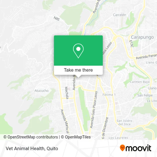Vet Animal Health map