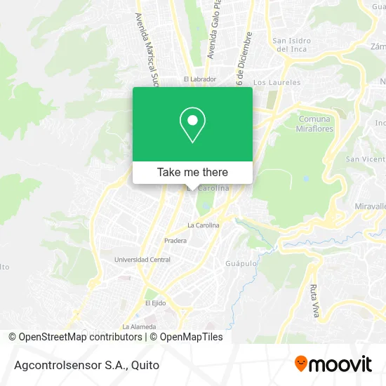 Agcontrolsensor S.A. map