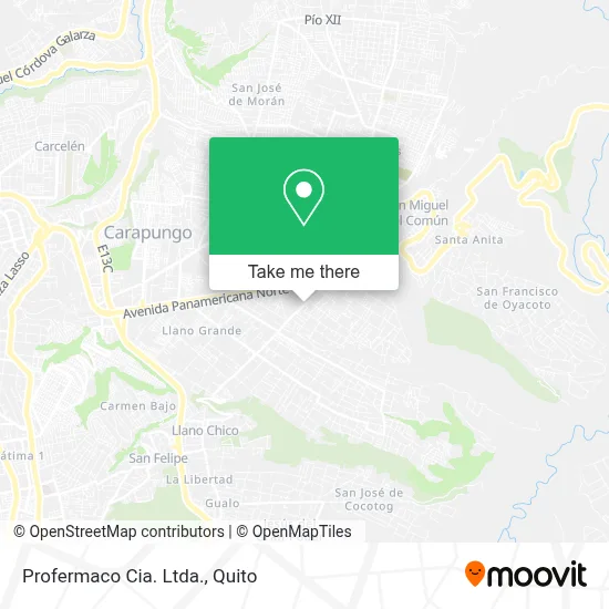 Profermaco Cia. Ltda. map