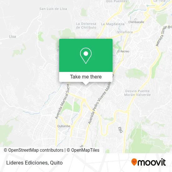 Lideres Ediciones map
