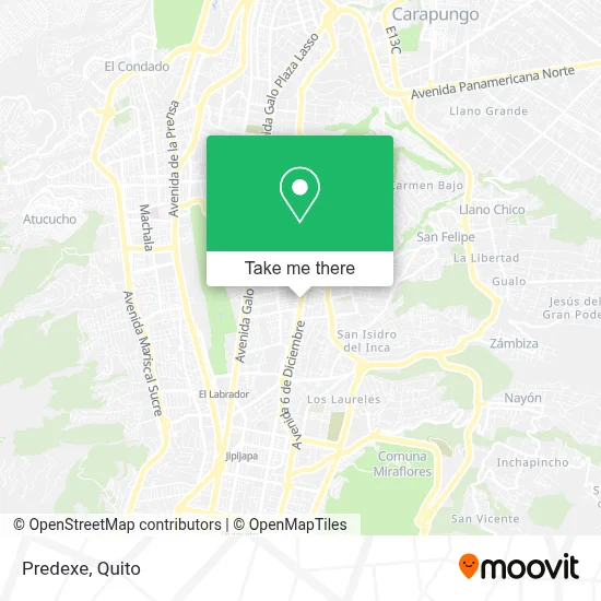 Predexe map
