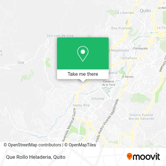 Que Rollo Heladeria map