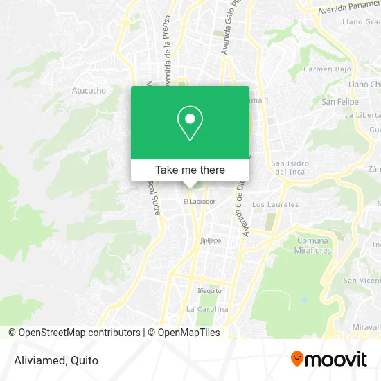 Aliviamed map