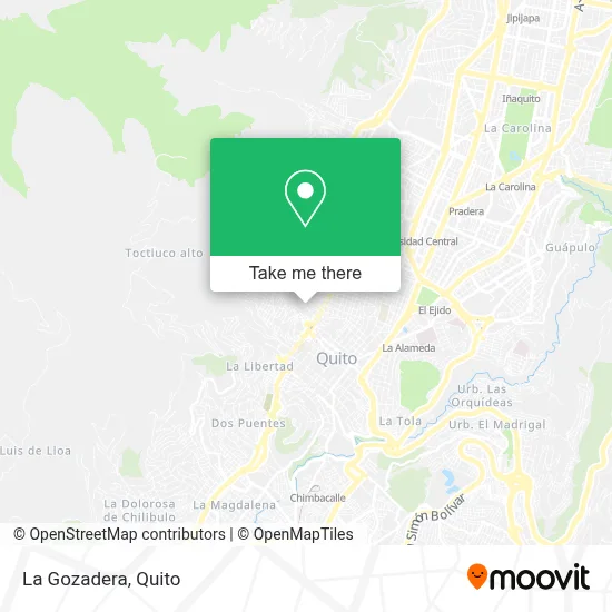 La Gozadera map