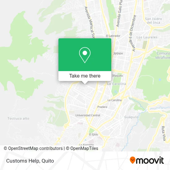 Customs Help map