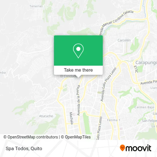 Spa Todos map