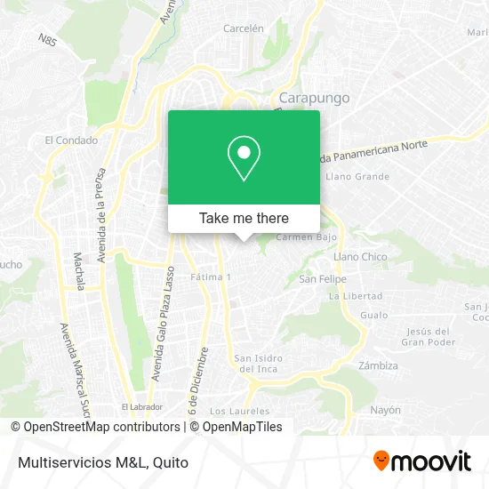 Multiservicios M&L map