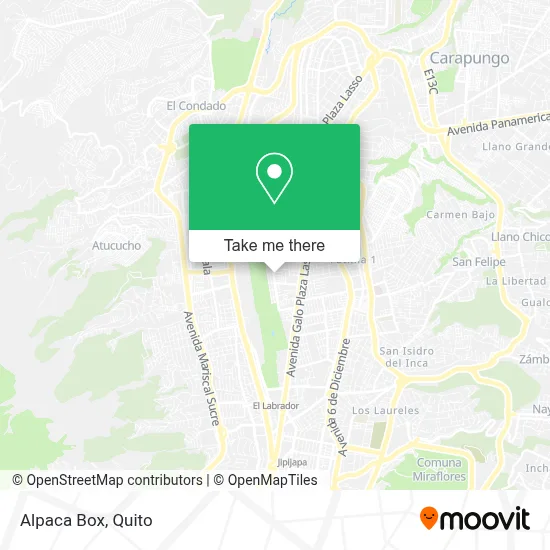 Alpaca Box map