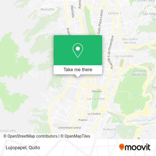 Lujopapel map