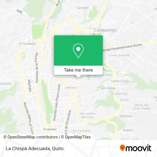 La Chispa Adecuada map