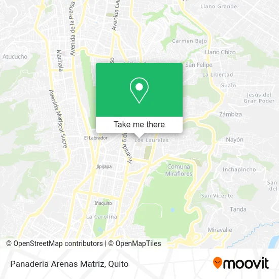 Panaderia Arenas Matriz map