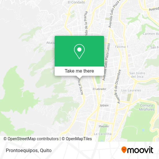Prontoequipos map