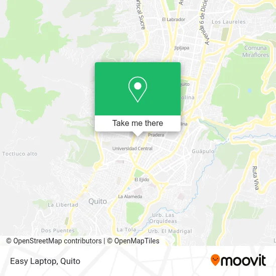 Easy Laptop map