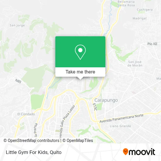 Little Gym For Kids map