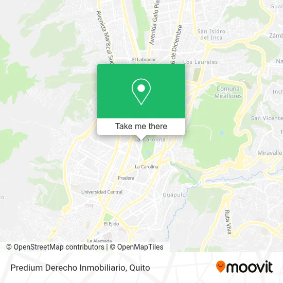 Predium Derecho Inmobiliario map