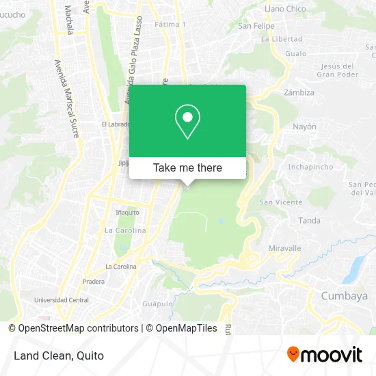 Land Clean map