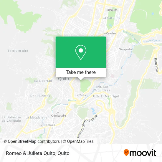 Romeo & Julieta Quito map