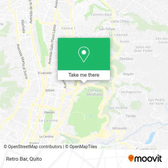 Retro Bar map