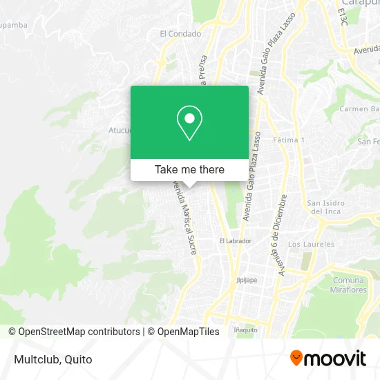 Multclub map