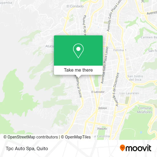 Tpc Auto Spa map