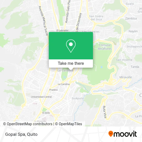 Gopal Spa map