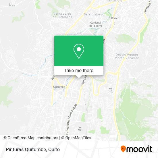 Pinturas Quitumbe map