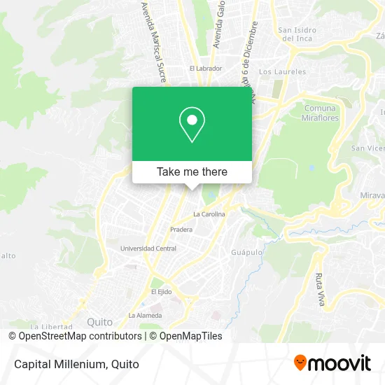 Capital Millenium map