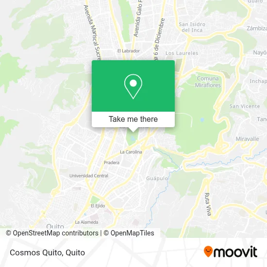 Cosmos Quito map