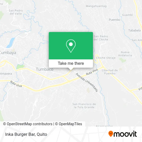 Inka Burger Bar map
