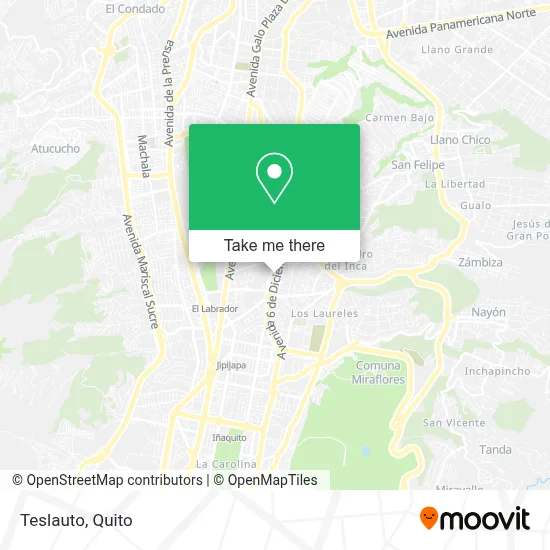 Teslauto map