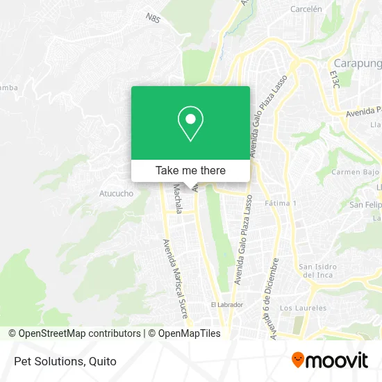 Pet Solutions map