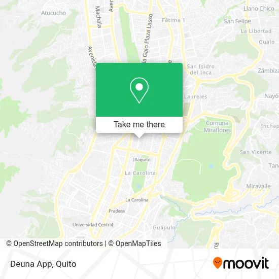 Deuna App map