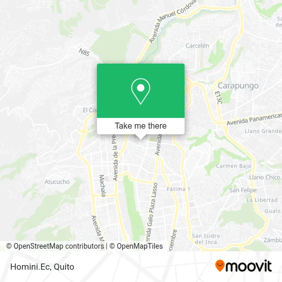 Homini.Ec map