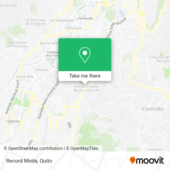 Record Moda map