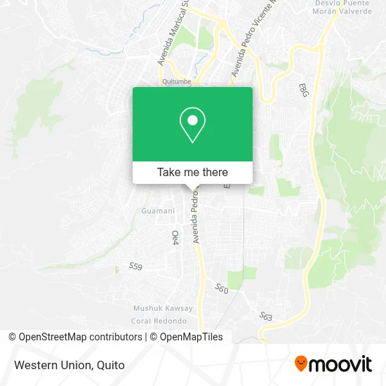 Western Union map