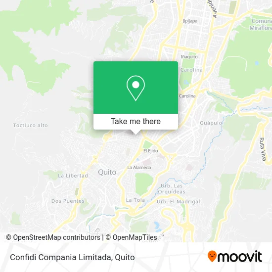 Confidi Compania Limitada map