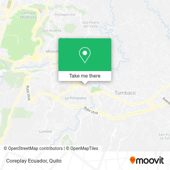 Coreplay Ecuador map