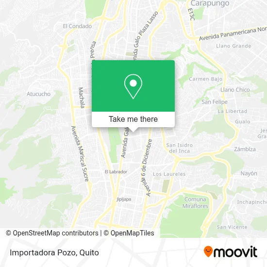 Importadora Pozo map